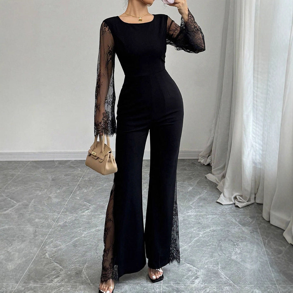 Jette – jumpsuit med spets