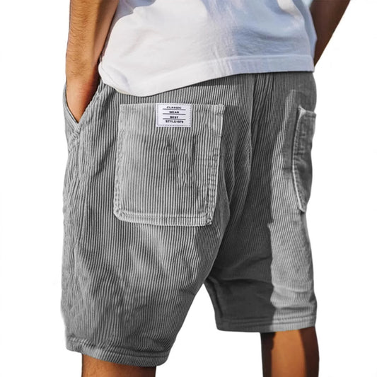 Ture – Relaxed shorts in soft corduroy