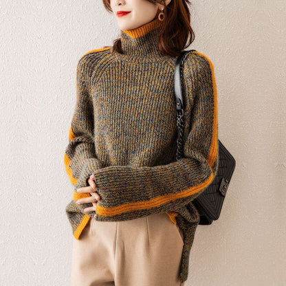 Gavri Turtleneck with playful contrast details