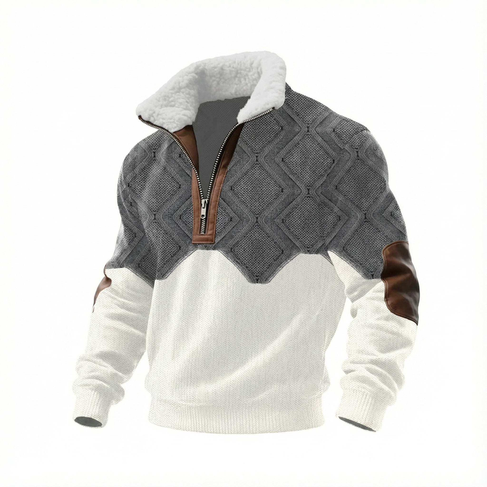 Vit Grå / 5XL