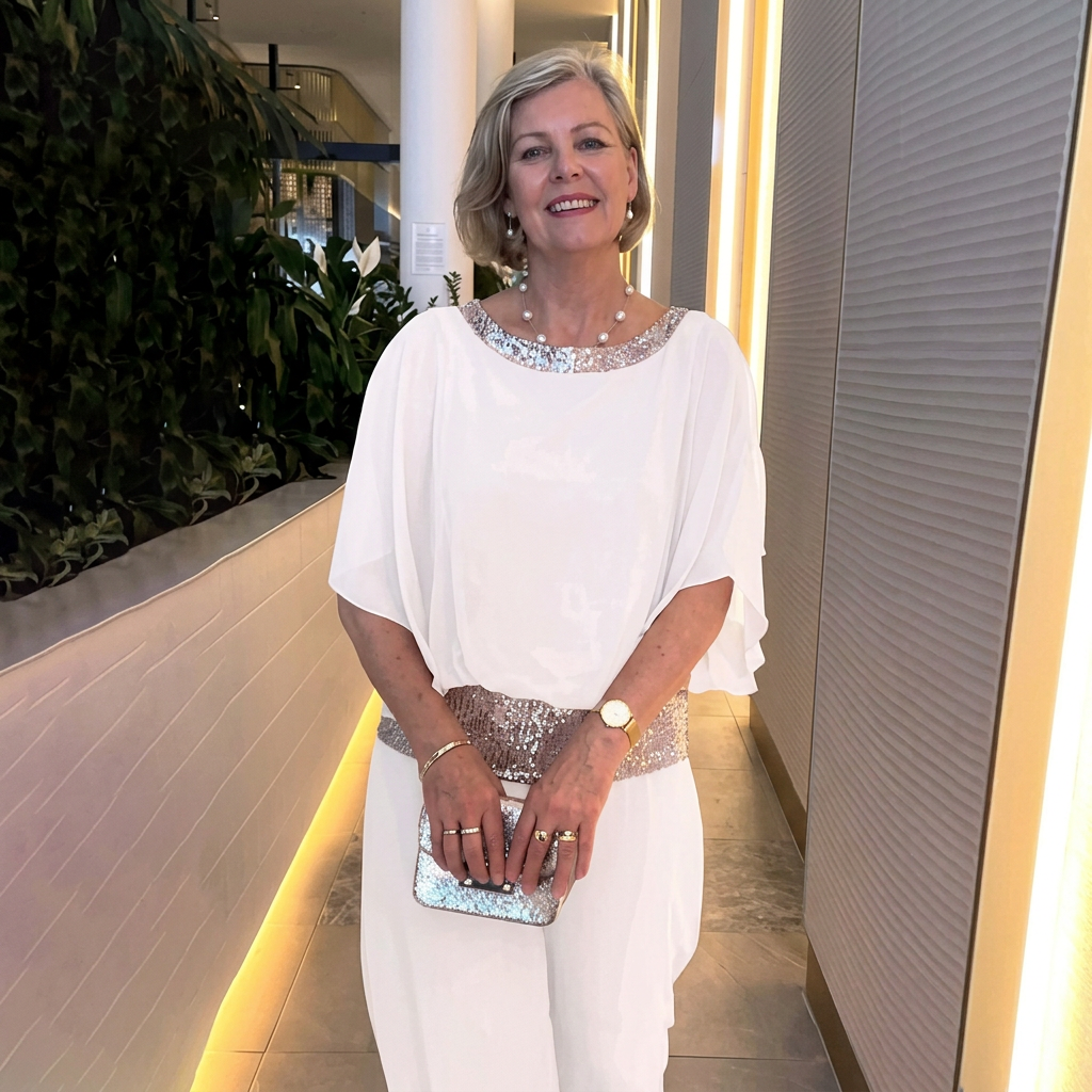 Evelina – Elegant set med festlig och bekväm känsla