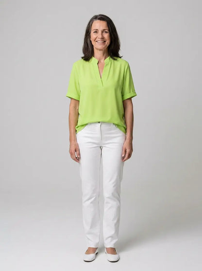 Novellea – Elegant blouse with stylish V-neck