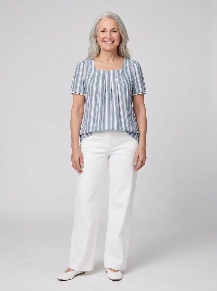 Zafrina – Luftig blus med somrig elegans | 1+1 GRATIS idag