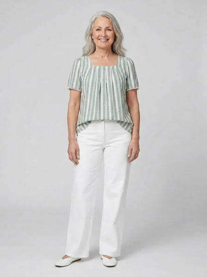 Zafrina – Luftig blus med somrig elegans | 1+1 GRATIS idag