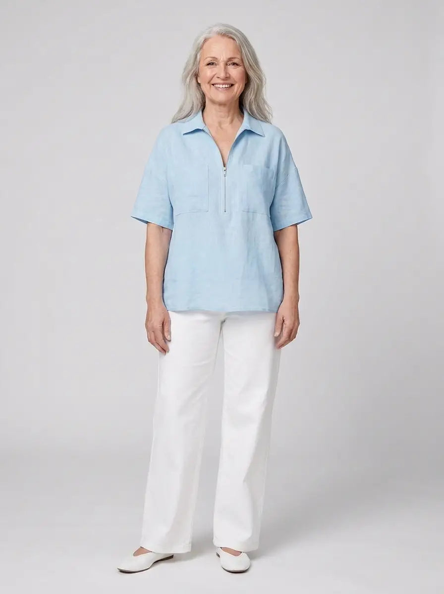Ester - Airy blouse with stylish details