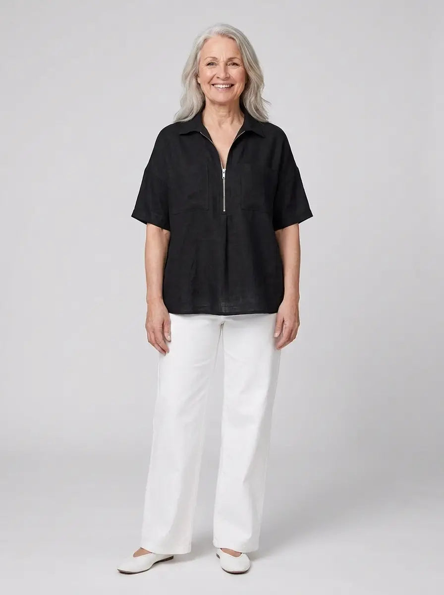 Ester - Airy blouse with stylish details