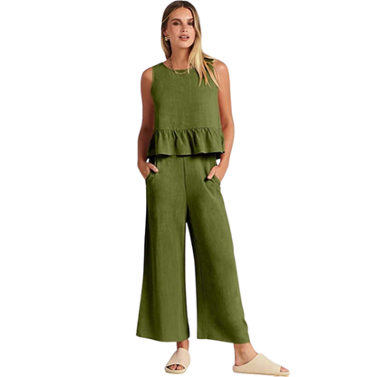 Olivia - Airy 2-piece set with elegant details