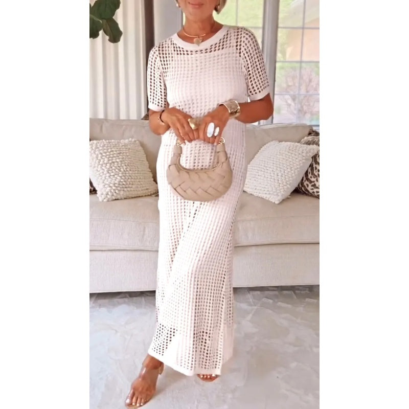 Caelisse – Crocheted maxi dress with an elegant summer feel