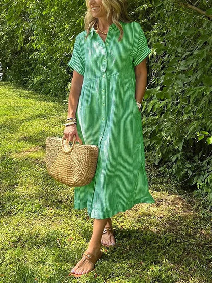 Althea – Lång klänning med avslappnad elegans
